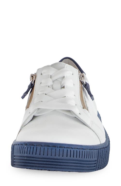 Gabor 63.334 Zip Platform Sneamer In White