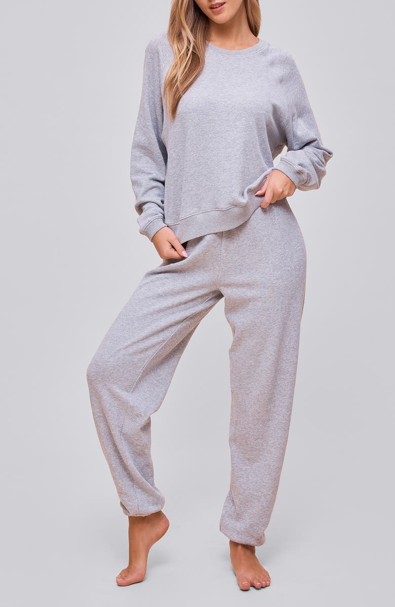 Papinelle Most Wanted Long Sleeve Cotton Blend Sweatshirt, Main, color, Grey