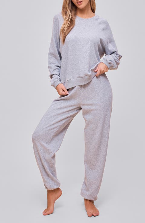 Most Wanted Long Sleeve Cotton Blend Sweatshirt