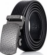 Mio Marino Soft-Flex Genuine Leather Ratchet Belt