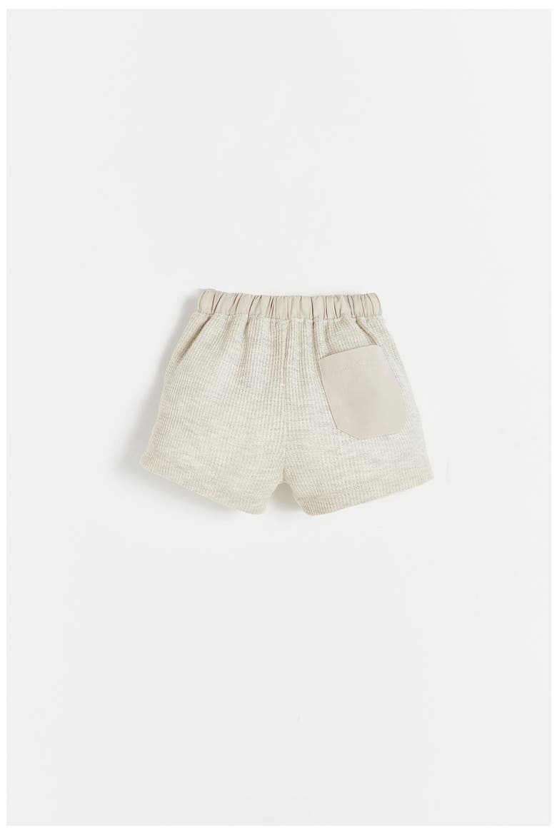 Waffle Short for Infant, Alternate, color, GREY/MELANGE