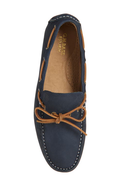 G.h.bass Davis Camp Moc Driver In Navy