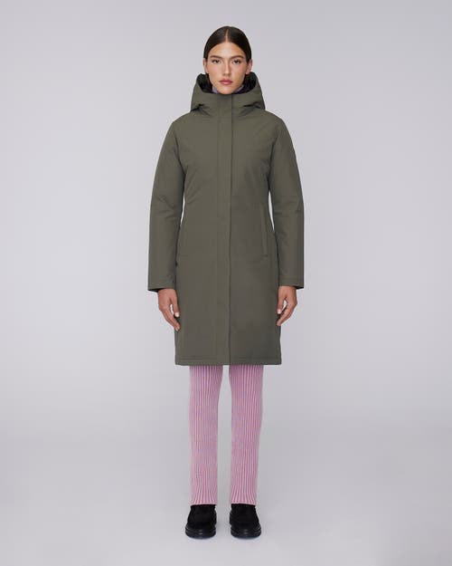 Quartz Co. Fermont | Hooded Down Winter Jacket In Olive