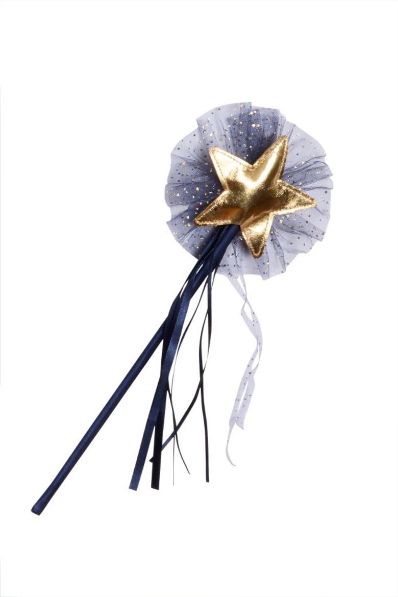 Wizard Star Wand, Alternate, color, Navy