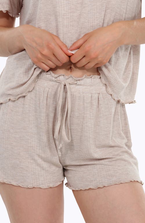 Honeydew Dreamland Shortie Pajama Set In Oatmeal