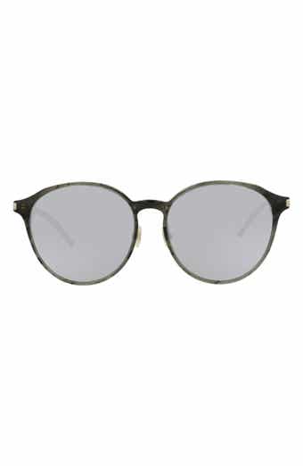 Saint Laurent 56mm Round Sunglasses