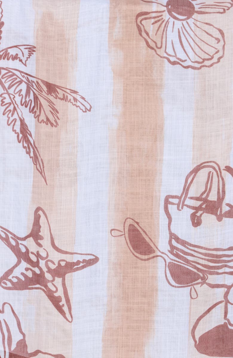 BCBG LA Vibes Scarf, Alternate, color, Tan