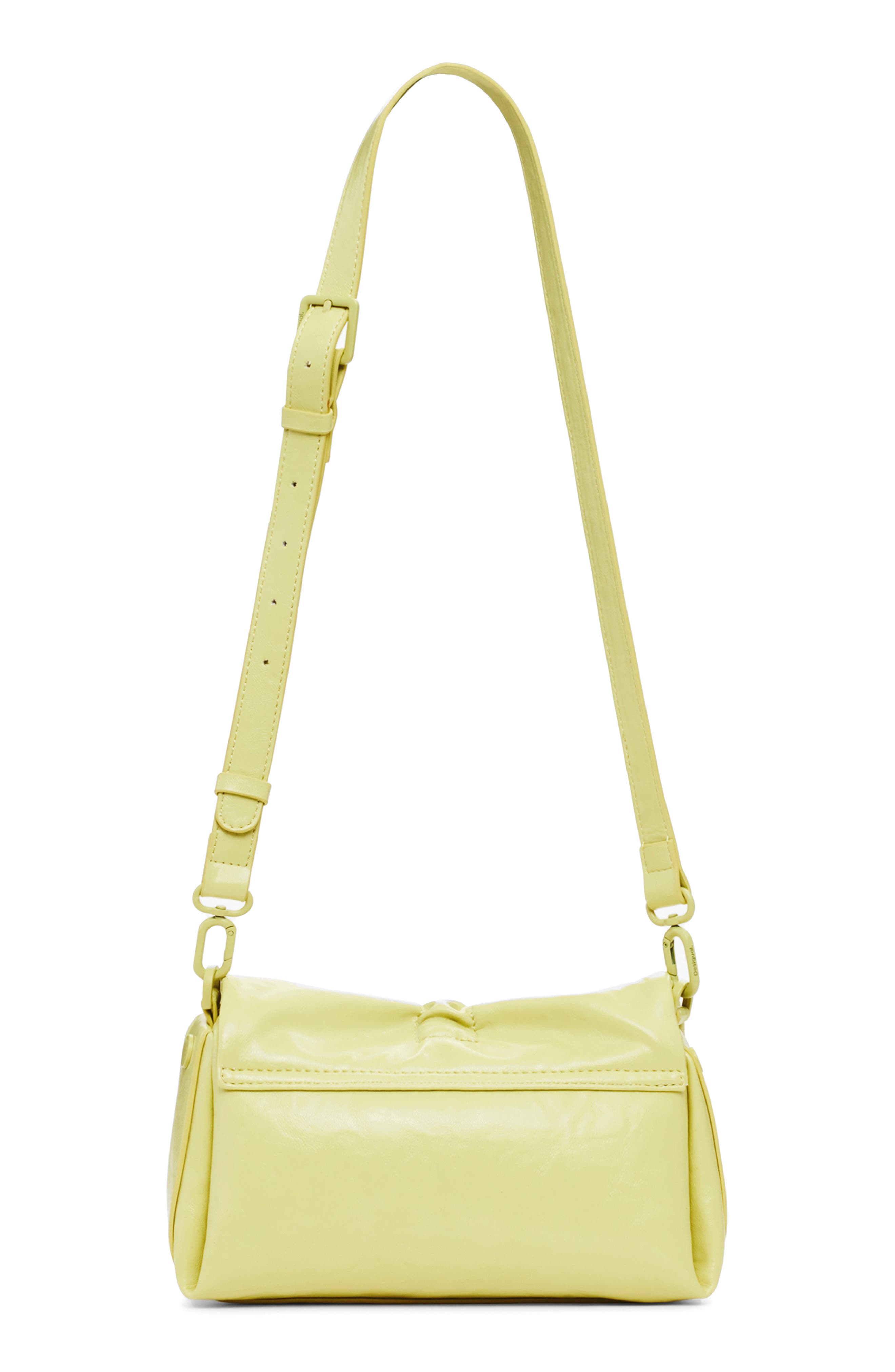 Desigual Faux Leather Shoulder Bag, Alternate, color, Light Green