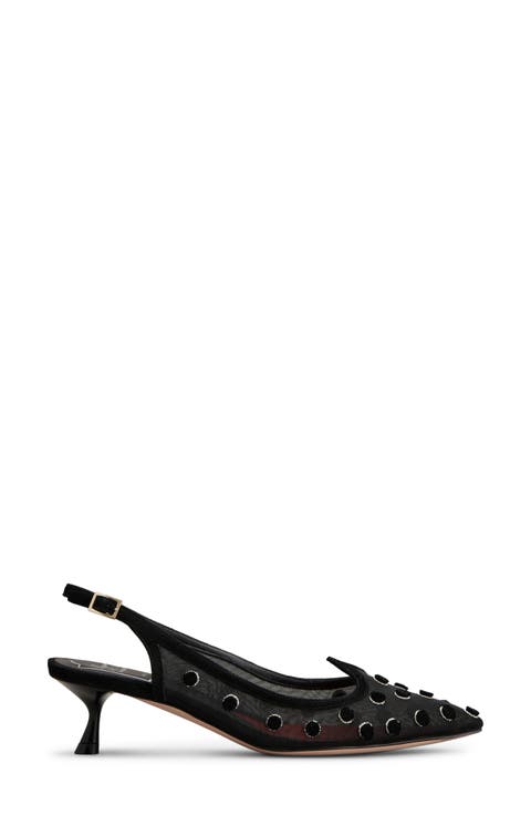 I Love Polka Dot Slingback Pump (Women)