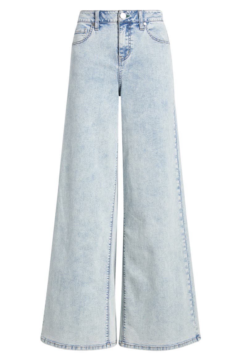 High Waist Wide Leg Jeans, Alternate, color, ULTRA