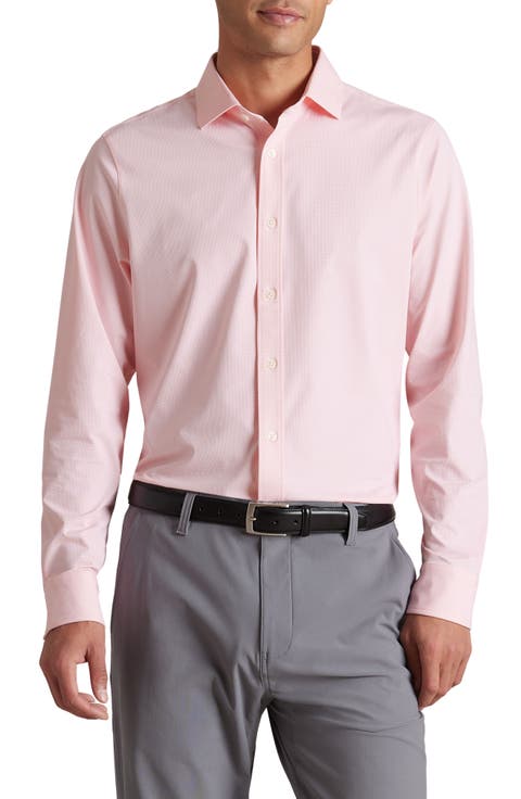 Commuter Semi Spread Collar Performance Button-Up Shirt