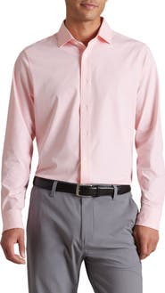 Rhone Commuter Semi Spread Collar Performance Button-Up Shirt