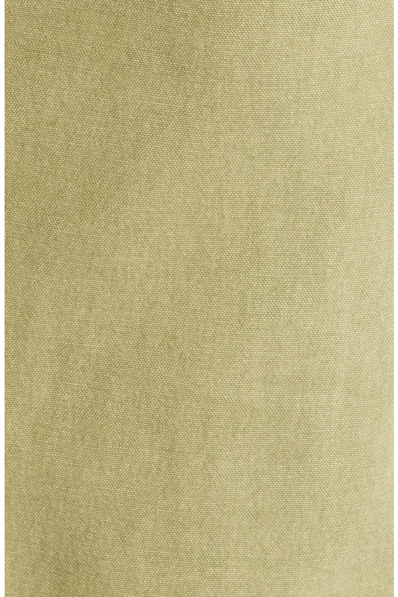 Denim Overall Maxi Dress, Alternate, color, KHAKI