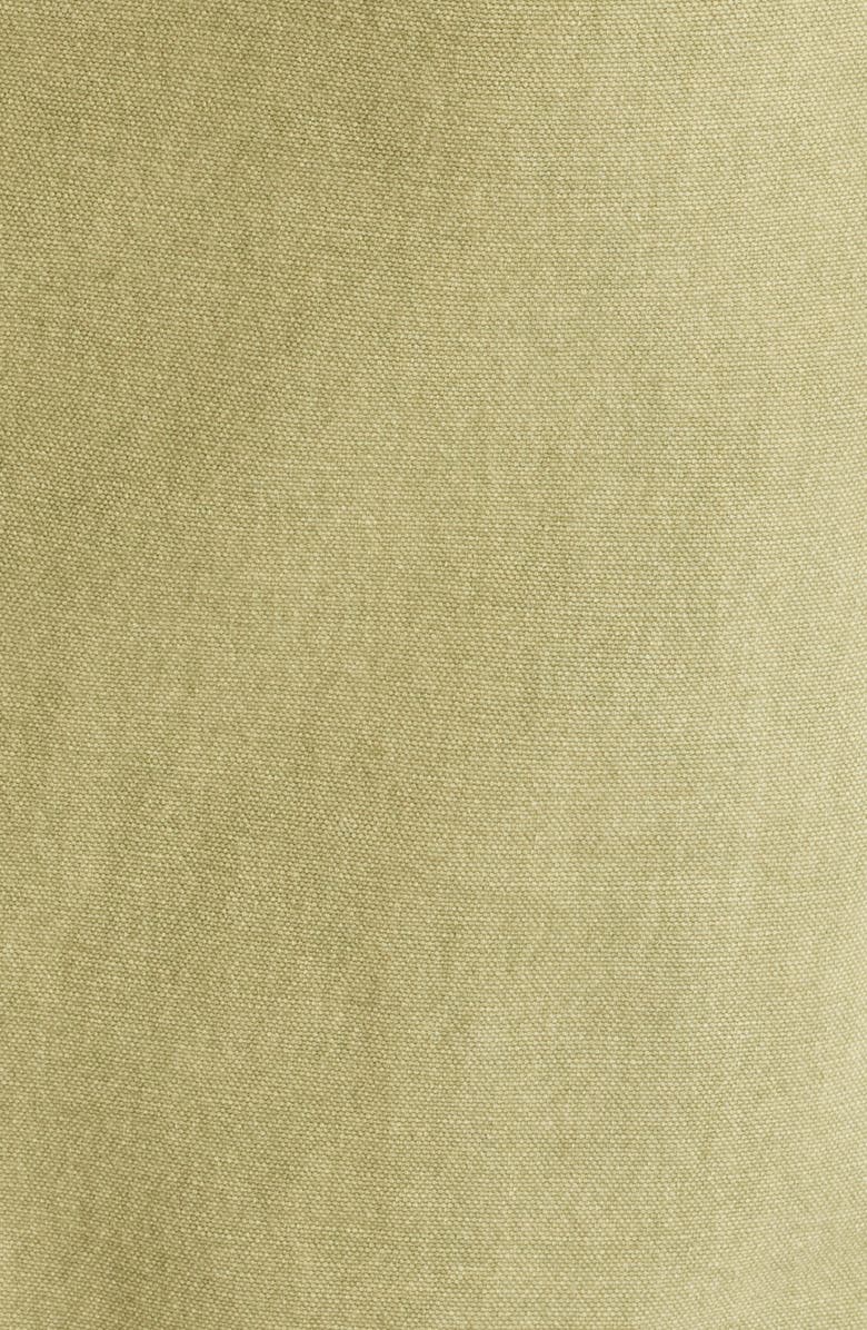 NASTY GAL Denim Overall Maxi Dress, Alternate, color, Khaki