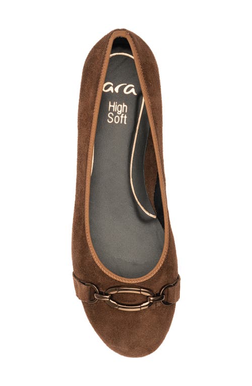 Ara Siene Flat In Brown