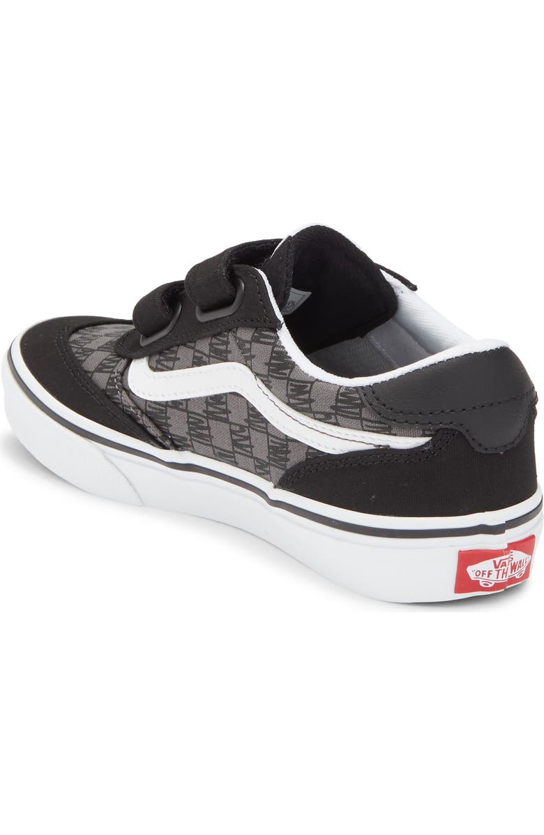 Vans Gender Inclusive Kids' Brooklyn LS V Sneaker, Alternate, color, Scribble Check Black