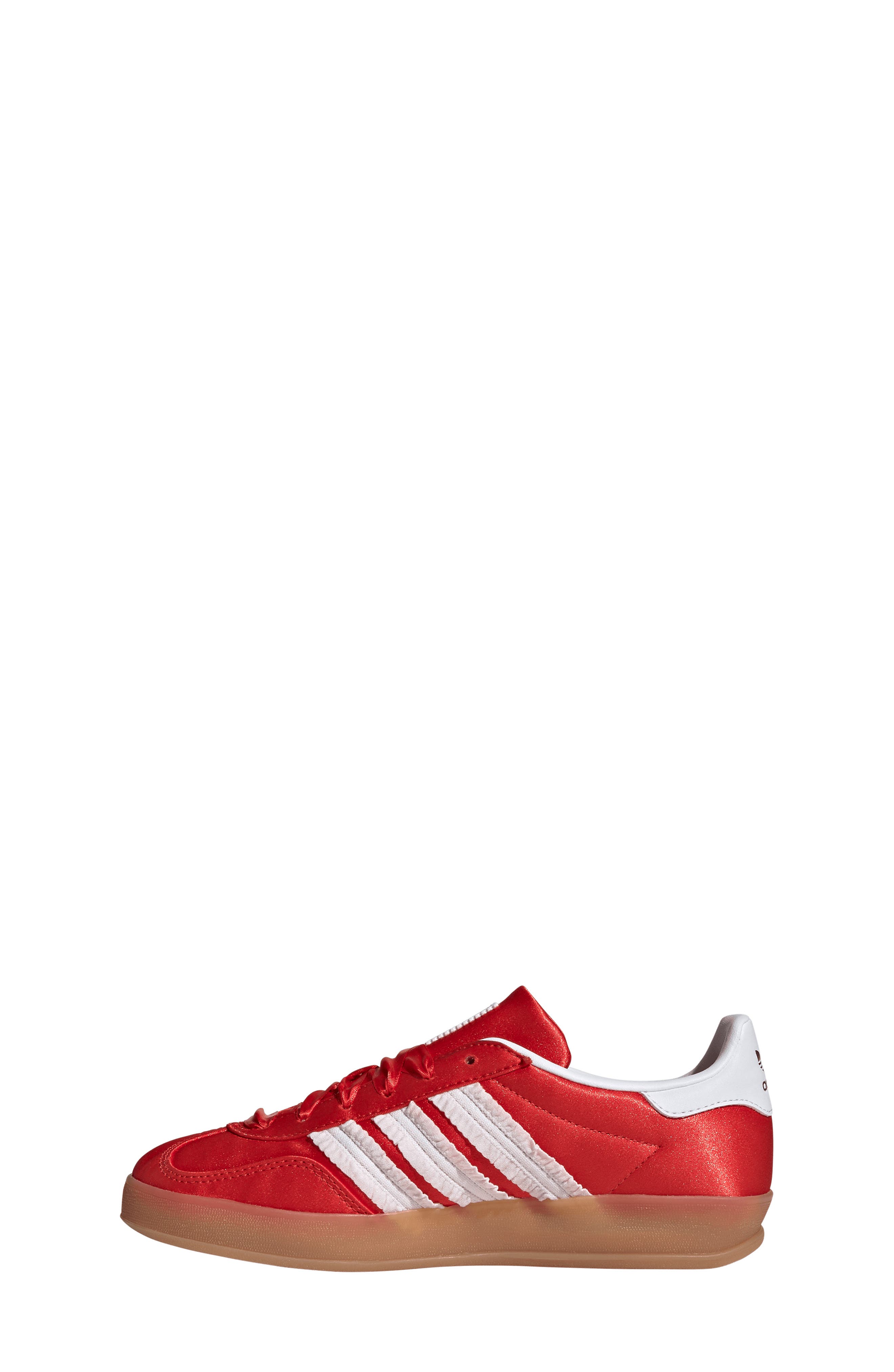Kids' Gazelle Indoor Sneaker, Alternate, color, RED