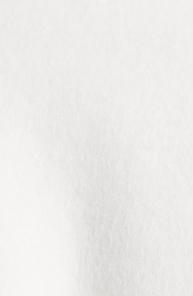 Bernardo Faux Shearling Lined Crop Jacket, Alternate, color, Brigth White