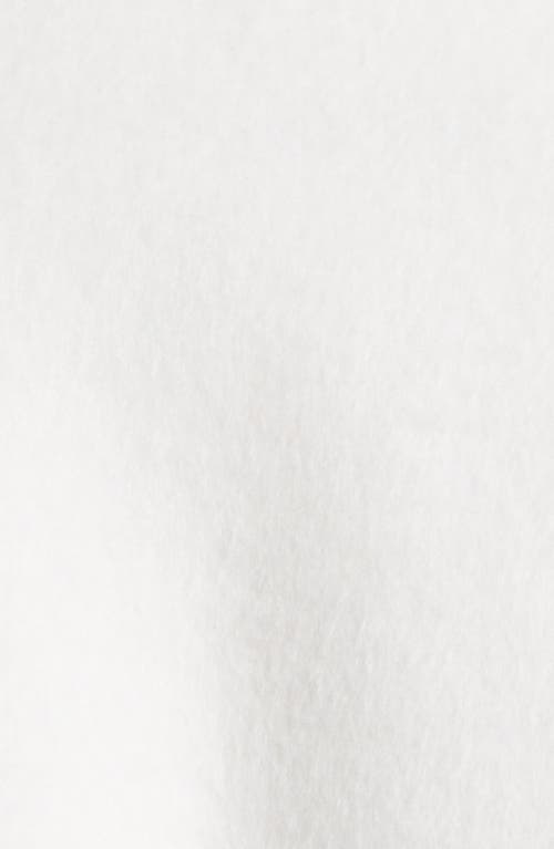 Bernardo Faux Shearling Lined Crop Jacket In White