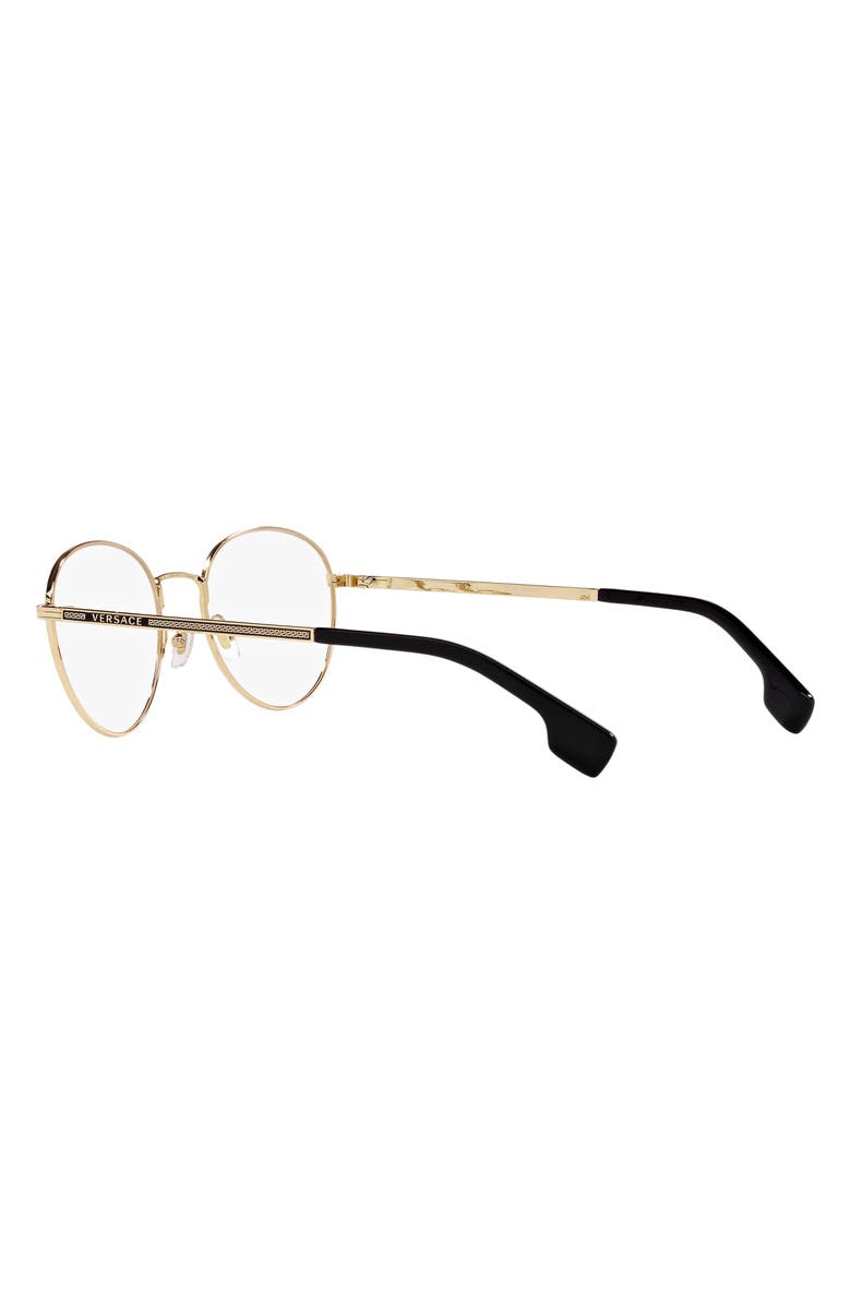 Versace 53mm Round Optical Glasses, Alternate, color, 