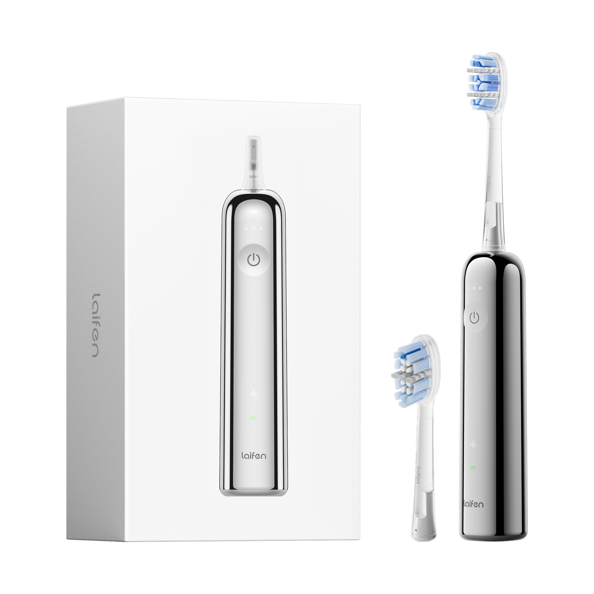 Laifen Wave Pro Electric Toothbrush with 2 Heads and Storage Bag