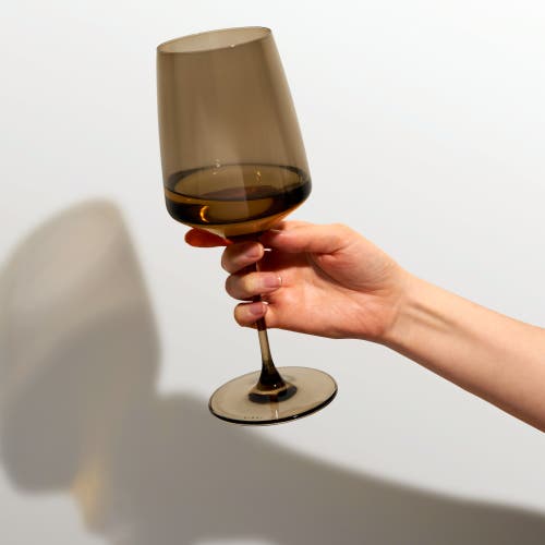 Viski Reserve Nouveau Crystal Wine Glasses Set Of 4 In Multi