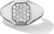 David Yurman Men's Streamline® Signet Ring in Sterling Silver, 14mm