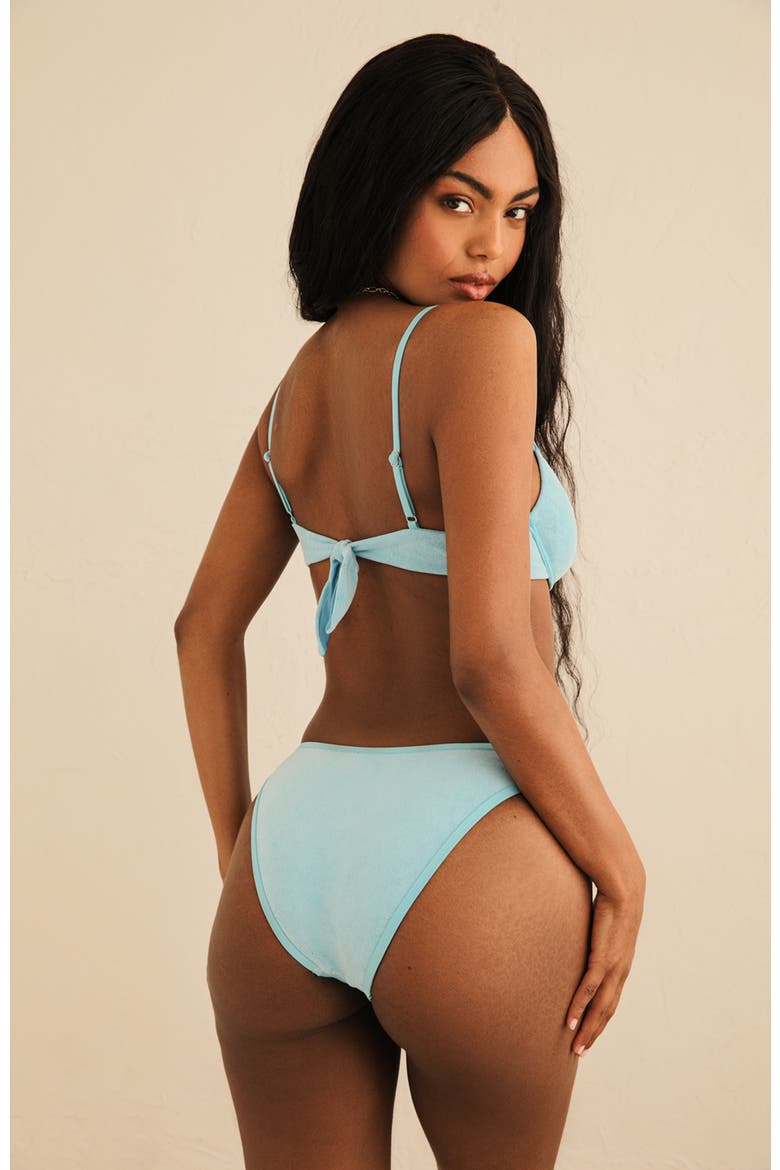 Daphne Underwire Bikini Top, Alternate, color, Pool Terry