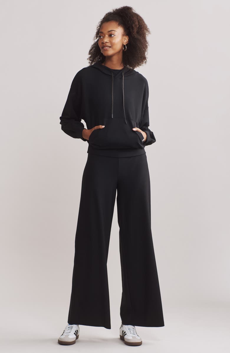 Rhone Ripple Hoodie, Alternate, color, Black