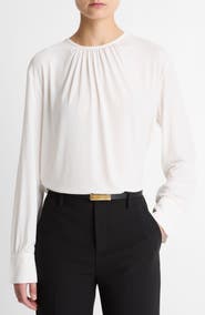 Vince Soft Gathered Top