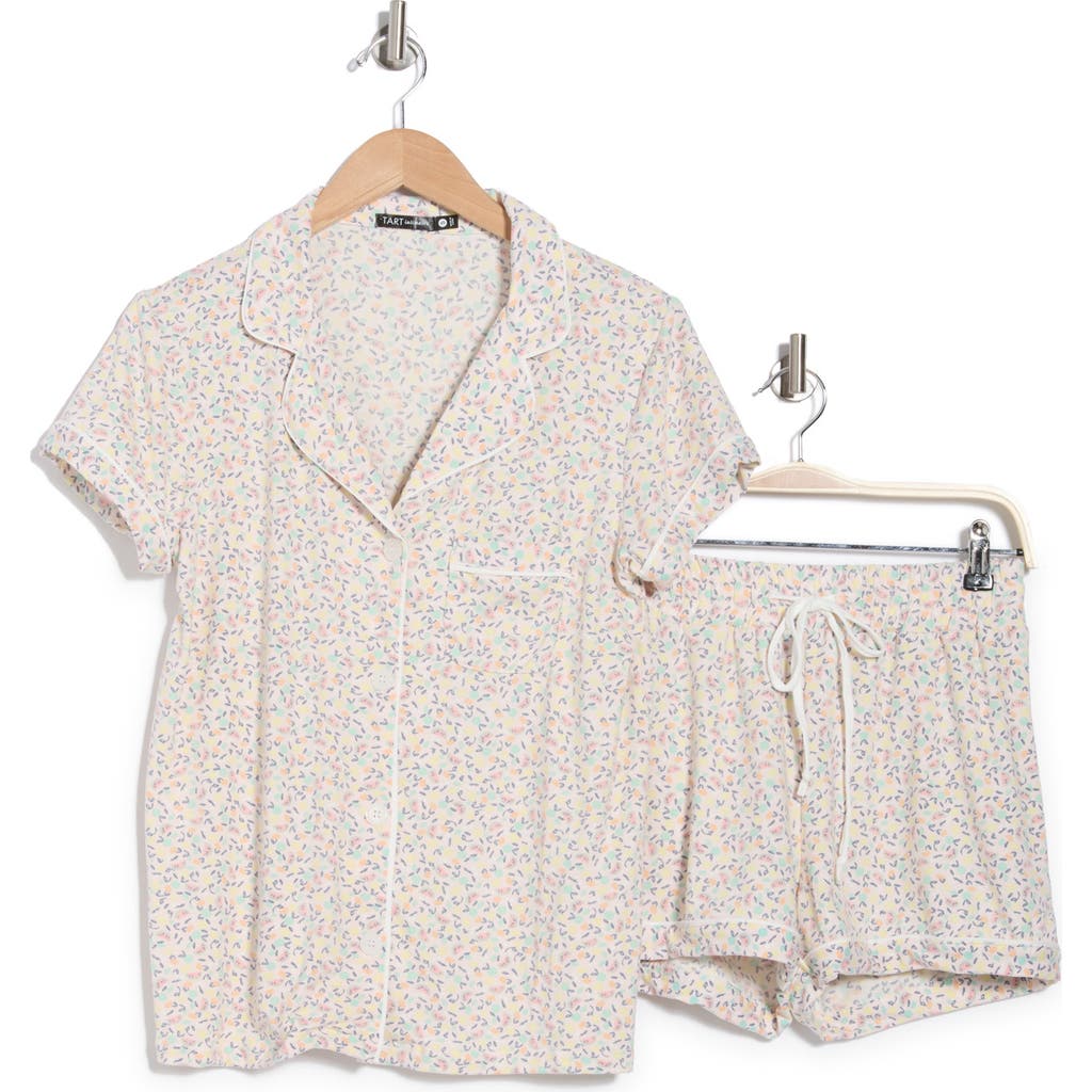 TART TART DIXIE SHORT SLEEVE BUTTON-UP SHIRT & SHORTS PAJAMAS