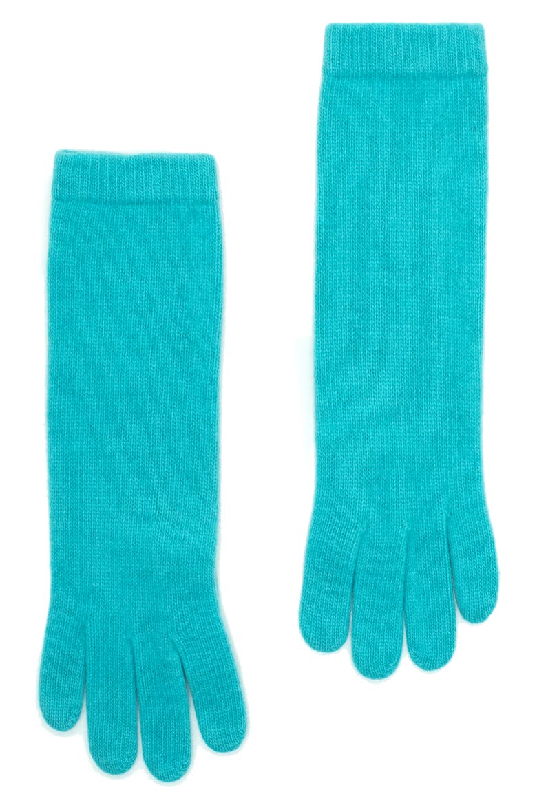 13" Cashmere Gloves, Main, color, LAKE BLUE
