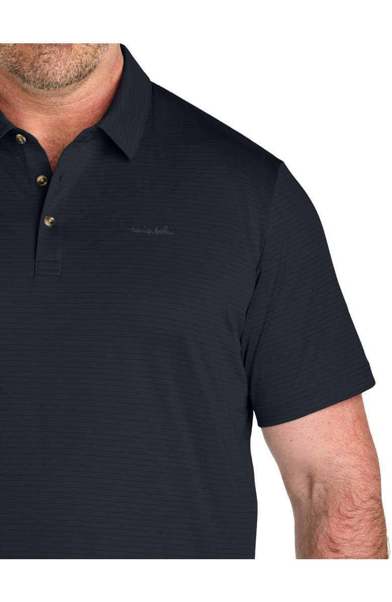 TravisMathew Fit By DXL Big & Tall The Zinna Polo Shirt, Alternate, color, Black