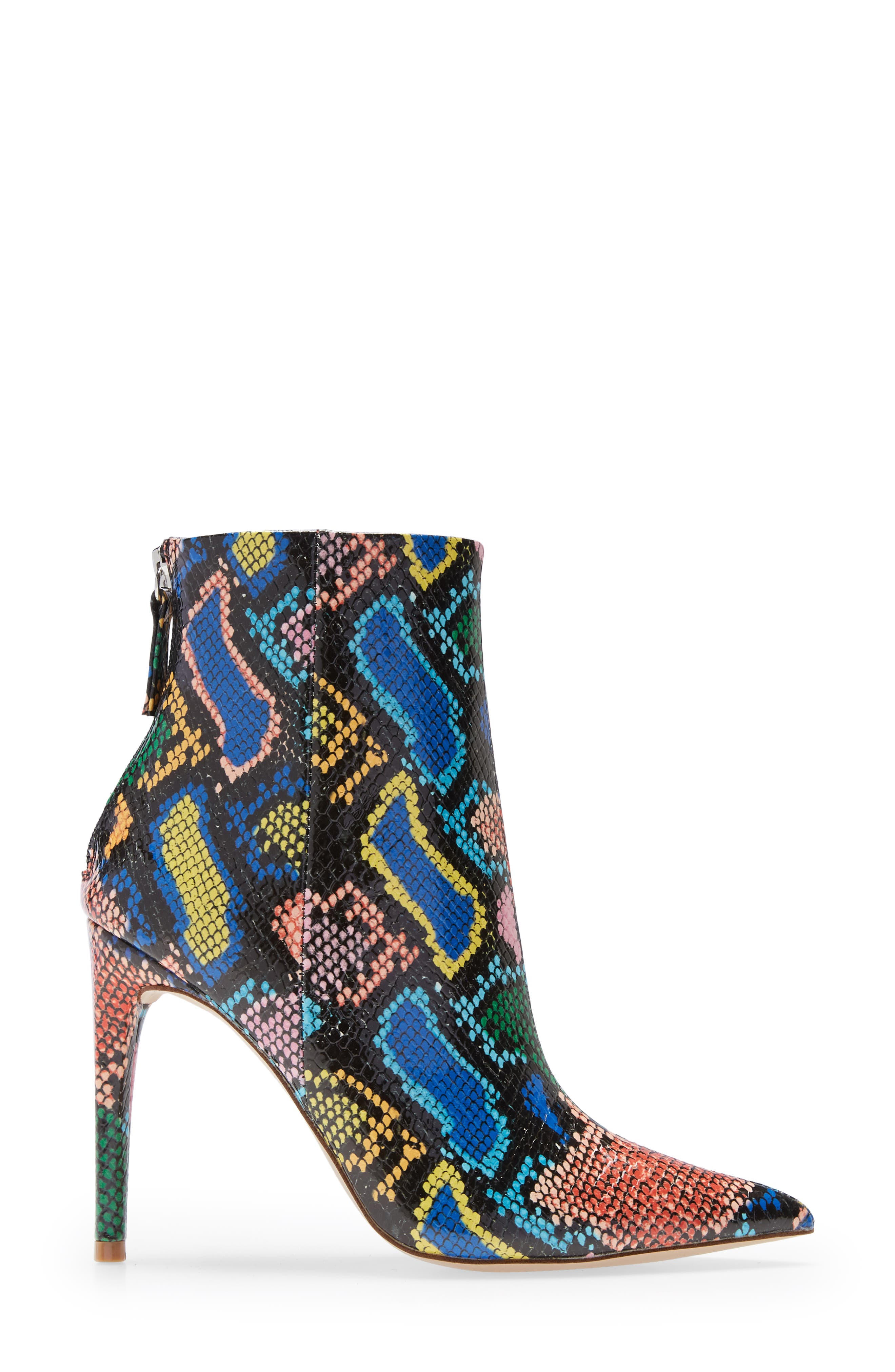 Halena Pointed Toe Bootie, Alternate, color, BRIGHT MULTI