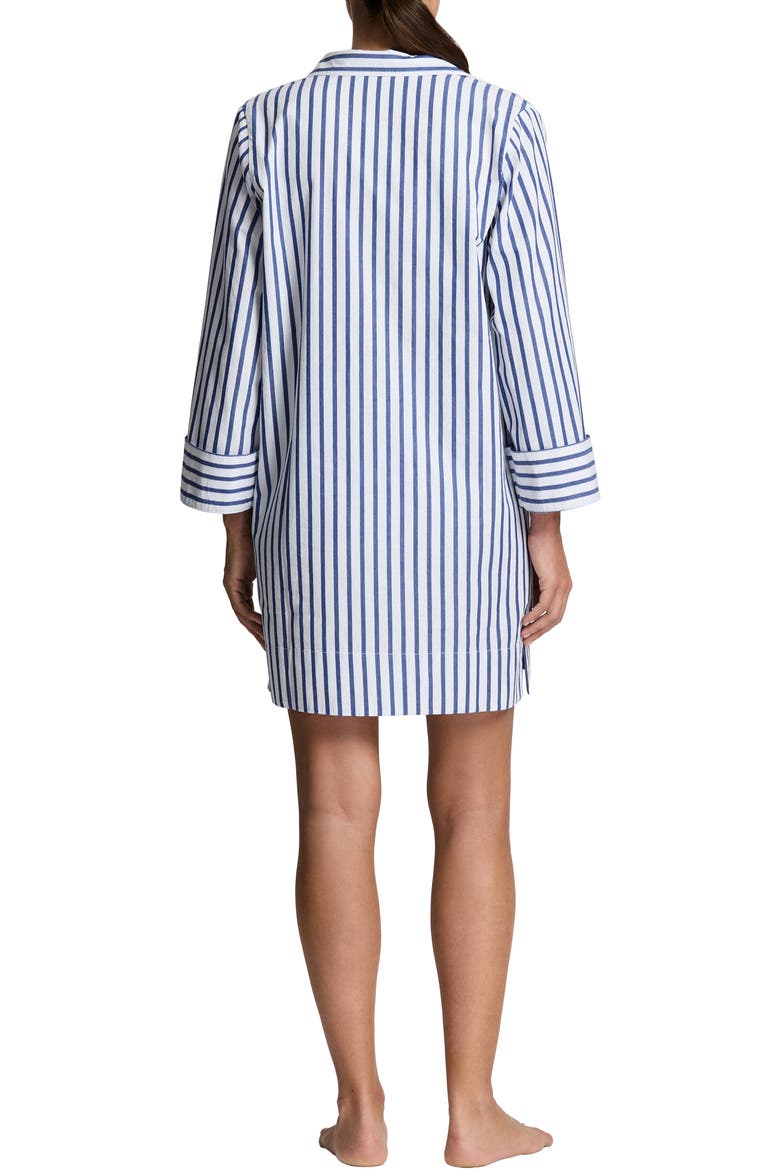 Stripe Wide Cuff Cover-Up Shift, Alternate, color, SEASIDE STRIPE
