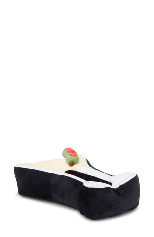 Luxe Club Martini Slipper In Black