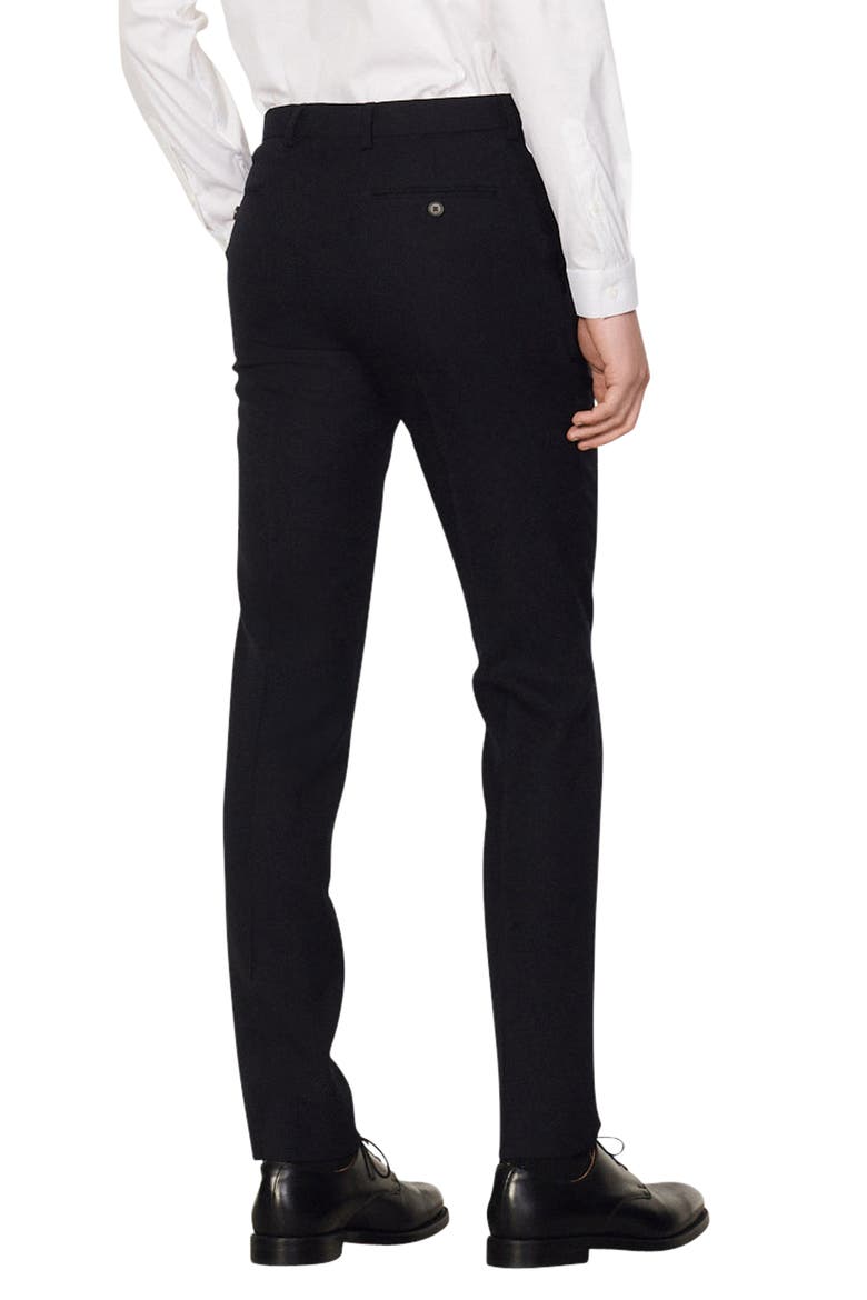 Wool suit trousers, Alternate, color, NAVY BLUE