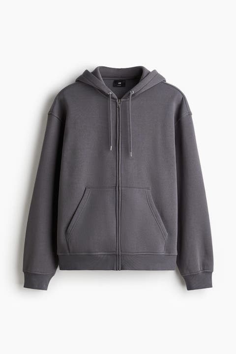 Loose  Fit Zip-through Hoodie