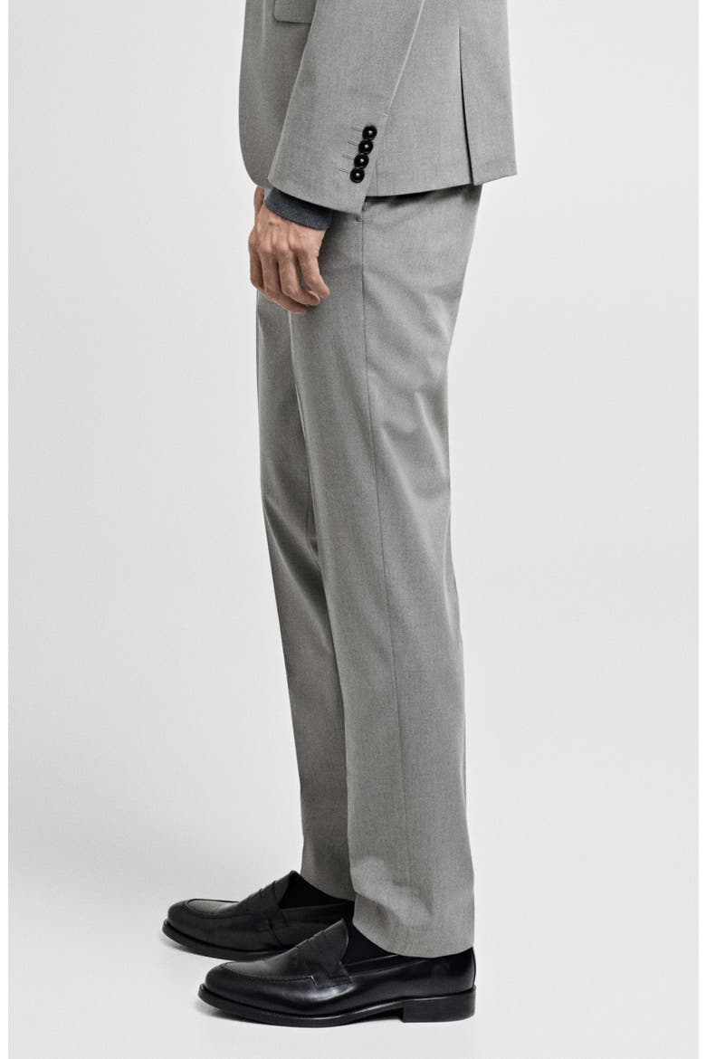 Super Slim Fit Stretch Suit Pants, Alternate, color, GREY