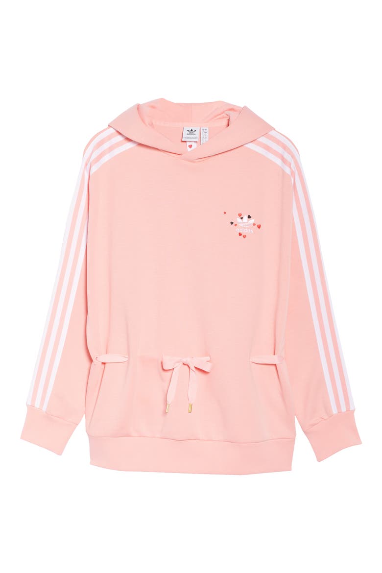Embroidered Heart Hoodie, Alternate, color, GLORY PINK