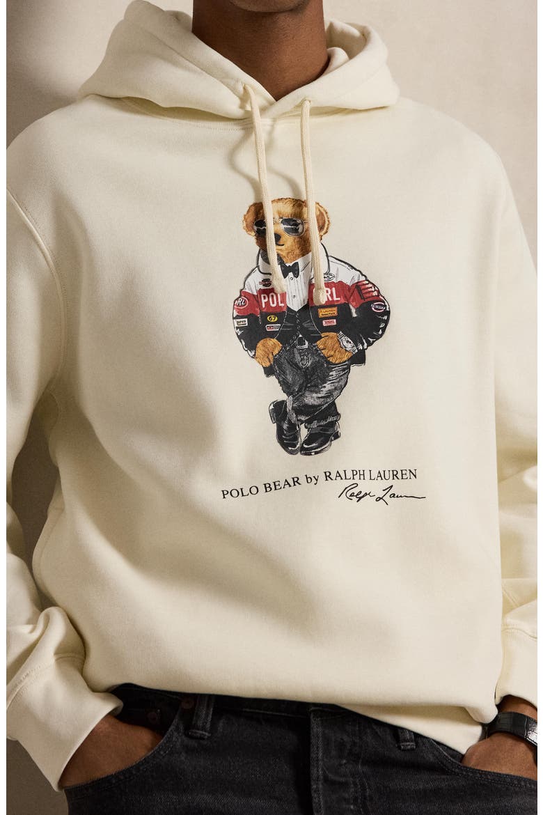 Graphic Fleece Hoodie, Alternate, color, CREAM