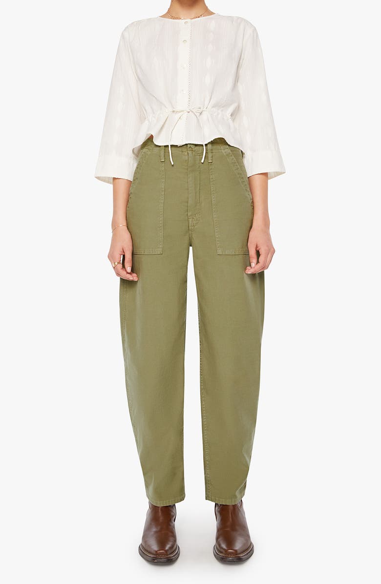 MOTHER Tonal Embroidered Cotton Top, Alternate, color, Where The Wildflowers Grow