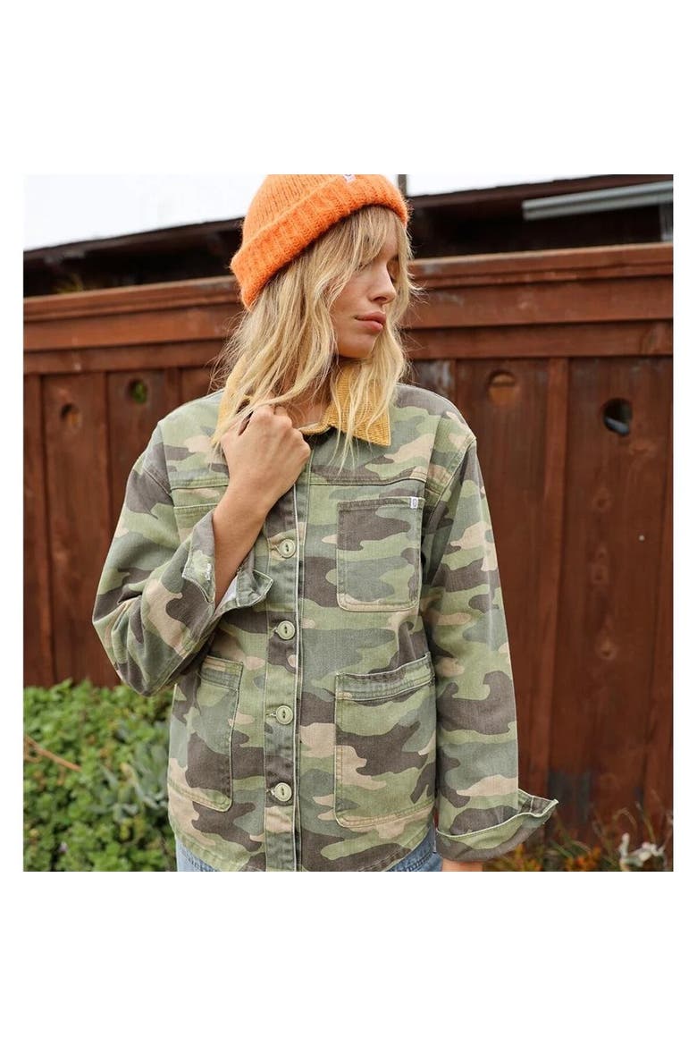 Kickin It Denim Jacket - Women's, Alternate, color, Army