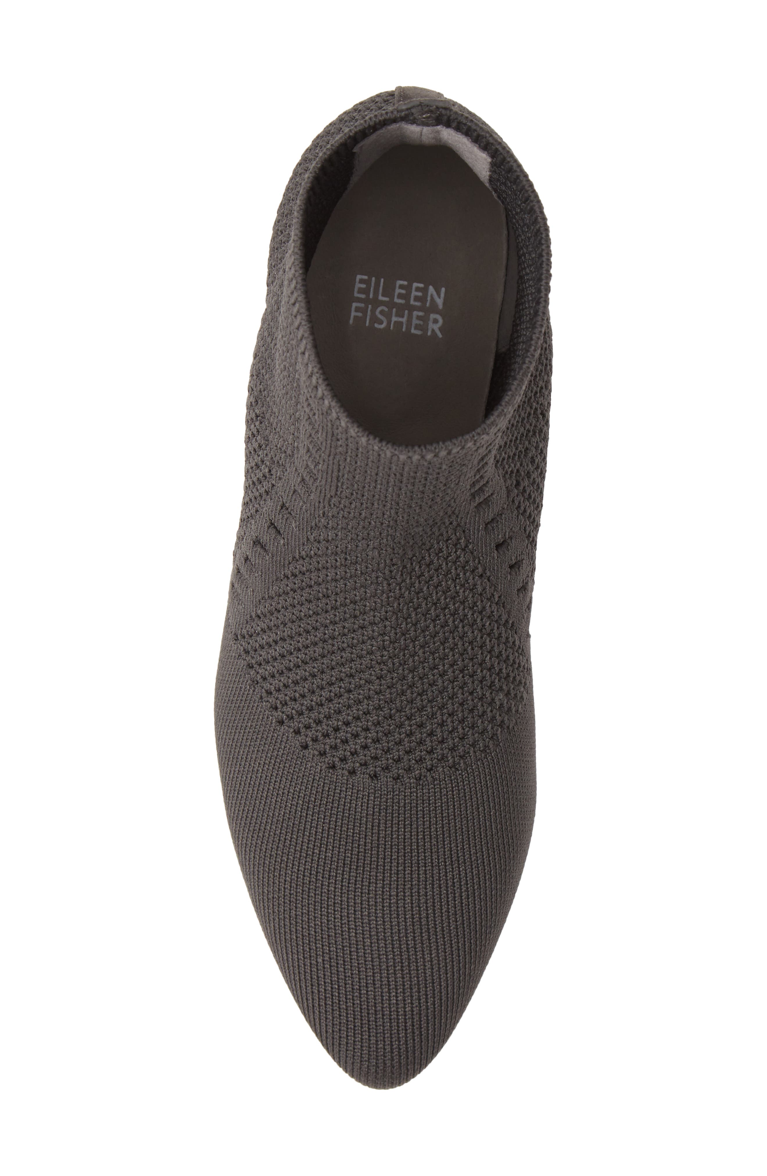Eileen Fisher Purl Sock Bootie, Alternate, color, Graphite