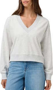 TravisMathew Cloud Fleece V-Neck Sweatshirt