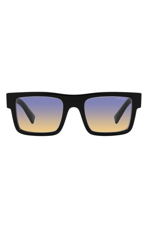 52mm Rectangular Sunglasses