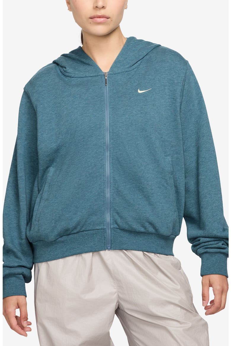 Sportswear Chill French Terry Full Zip Hooded Jacket, Main, color, SMOKEY BLUE/ HEATHER/ SAIL