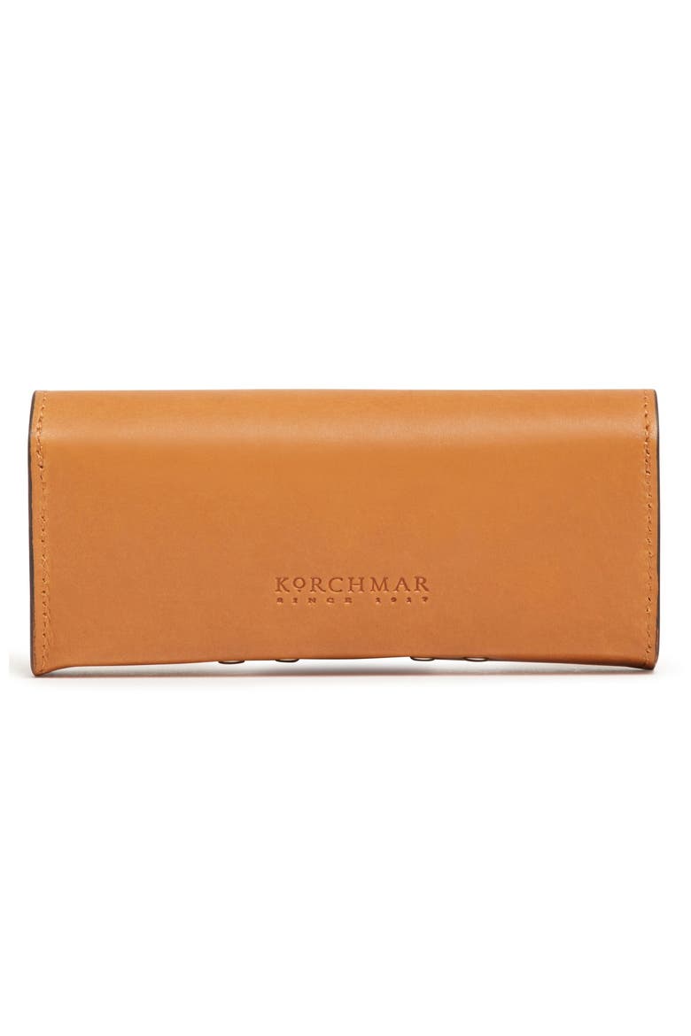 Salvino Leather Eyeglass Case, Alternate, color, Tan