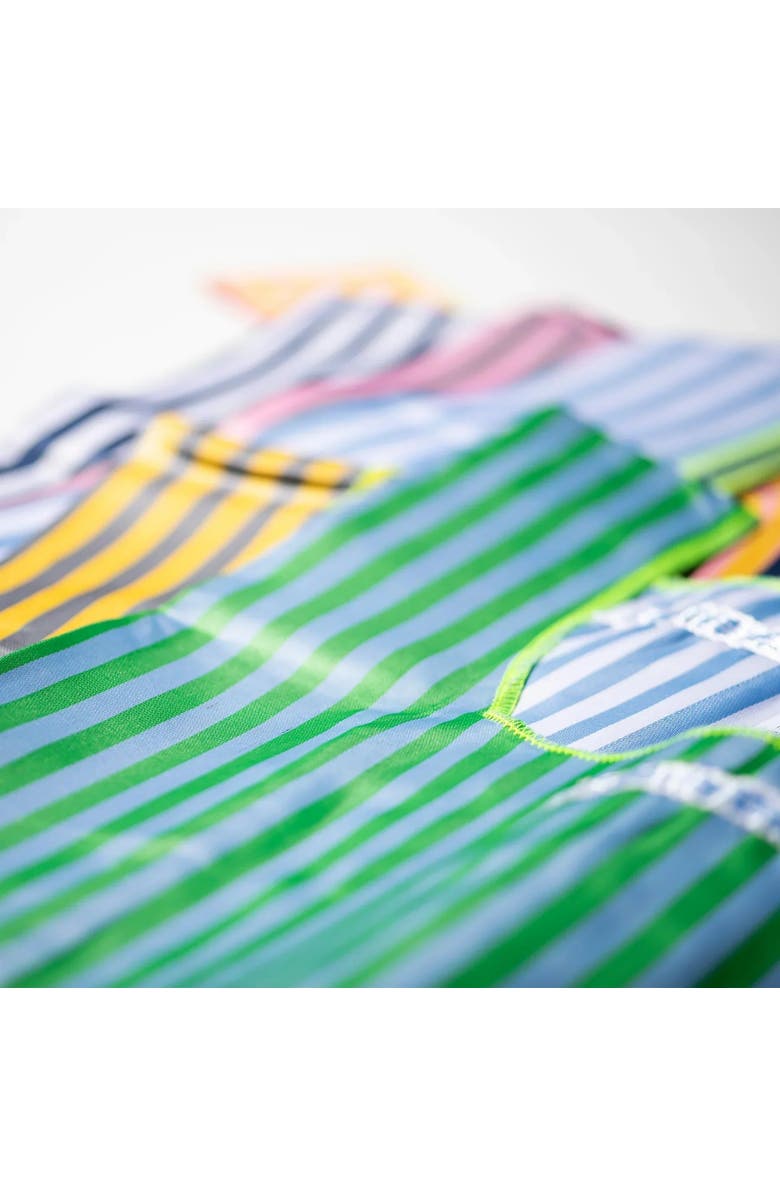 PUEBCO School Tie Fabric Bag, Alternate, color, Dark Green X Pink