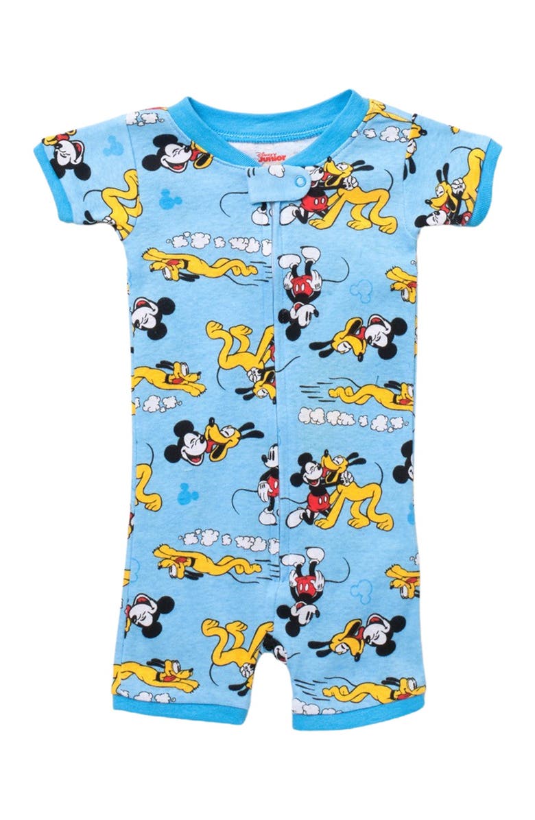 AME Disney Mickey Mouse & Pluto Romper, Main, color,